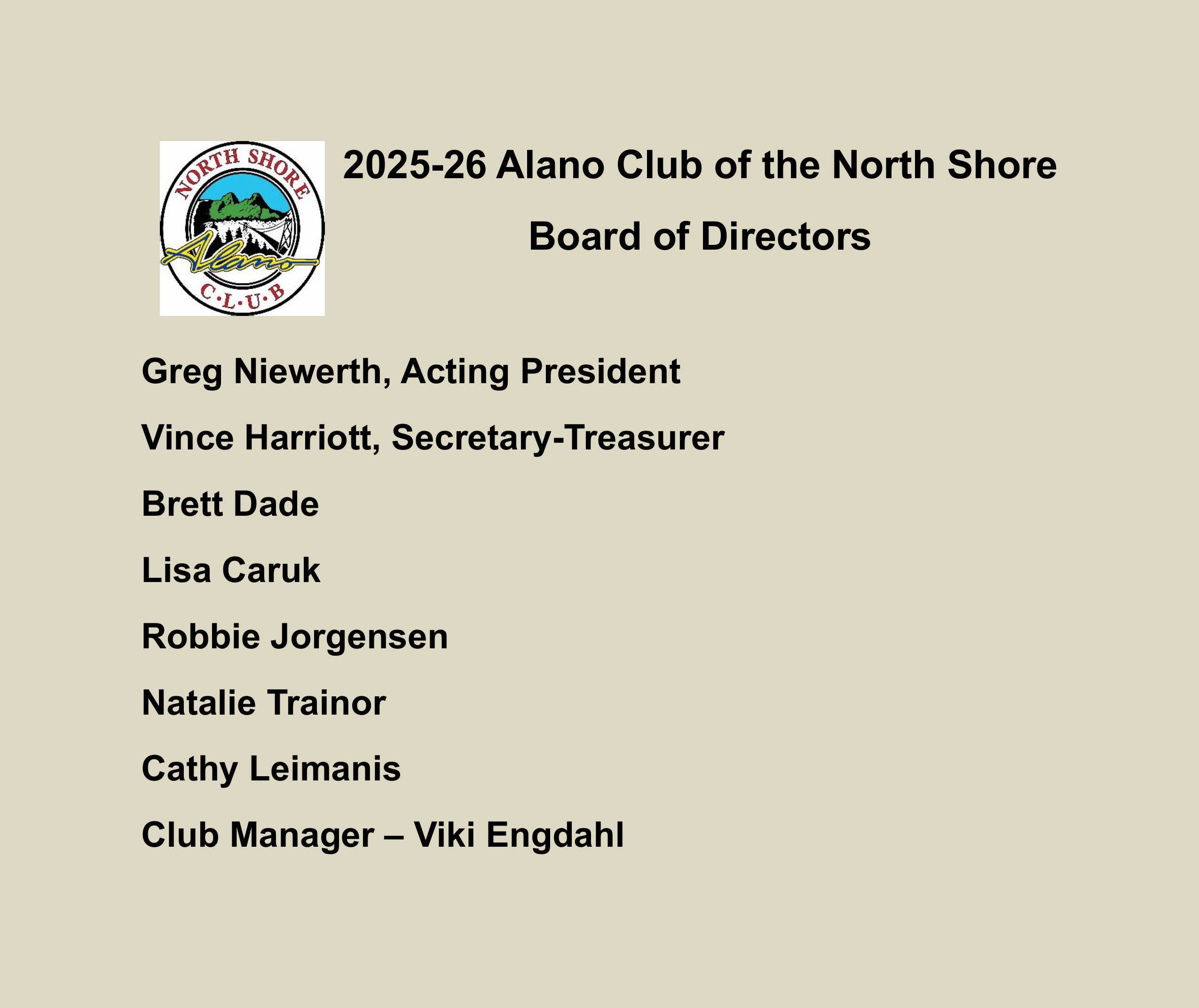 2025-26 Newest Alano Board List July 30-2026