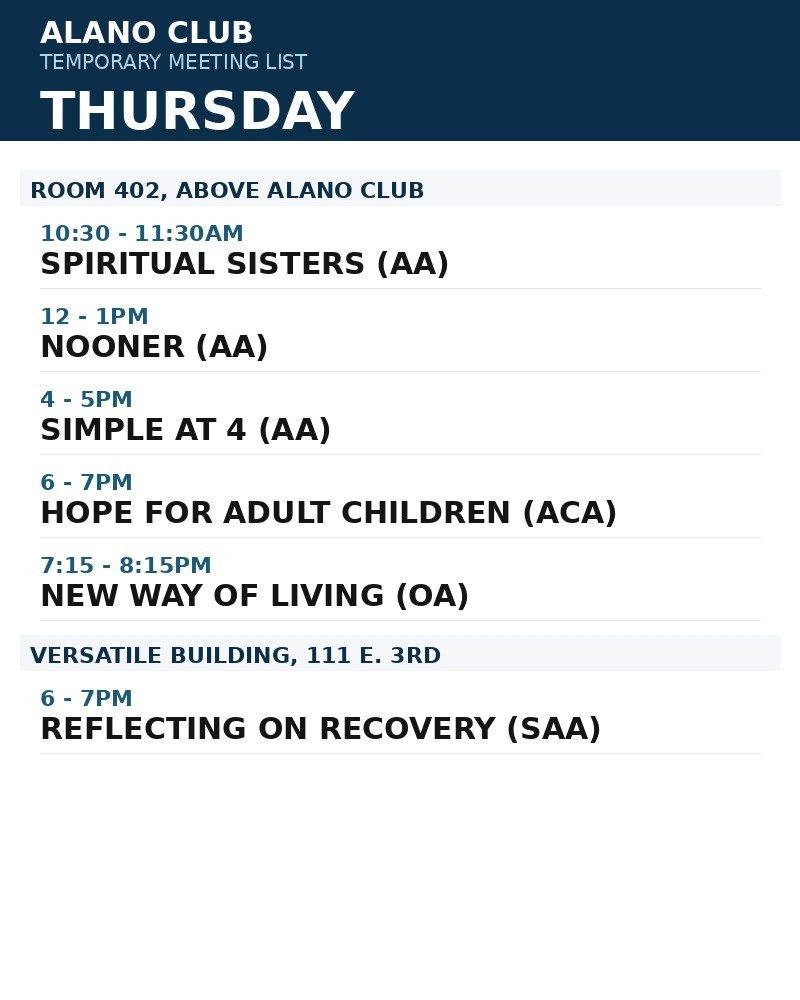 thursday