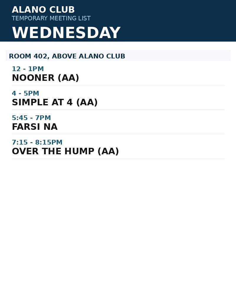 wednesday